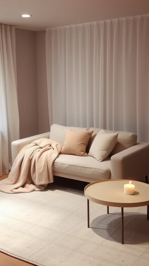 add comfortable fabric elements