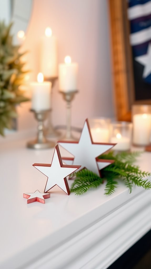 add star decorations simply