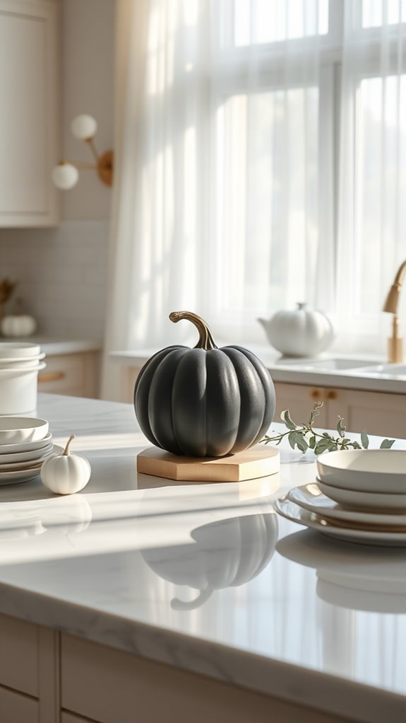 chic autumn table decoration