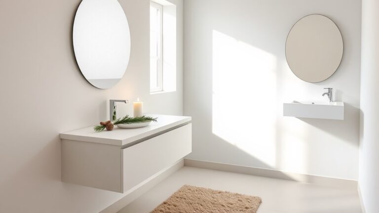 chic minimalist bathroom makeover