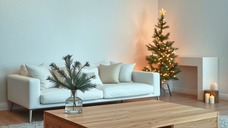 chic minimalist christmas decor