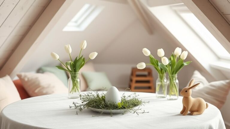 chic minimalist easter decor