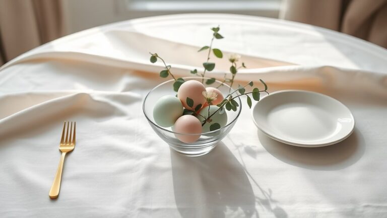 chic minimalist easter decorations