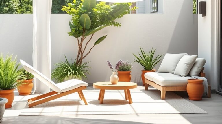 chic minimalist summer decor