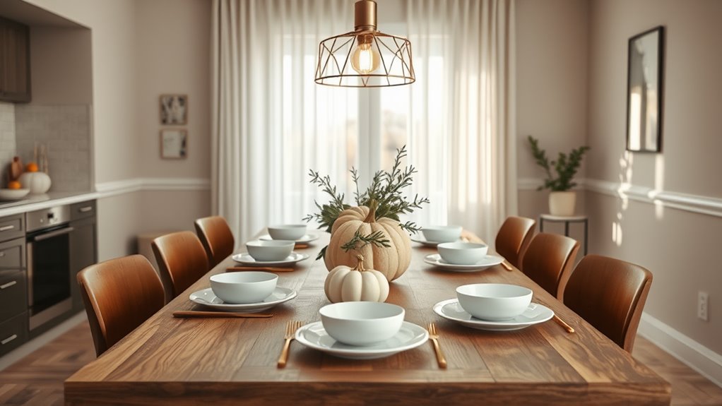 chic thanksgiving kitchen decor