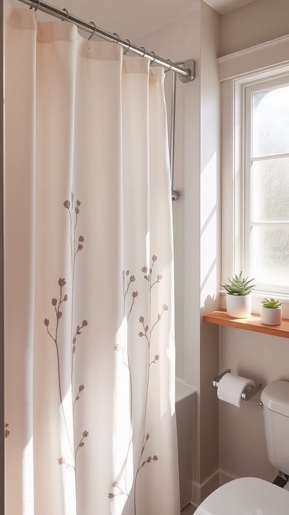 choose a decorative shower curtain