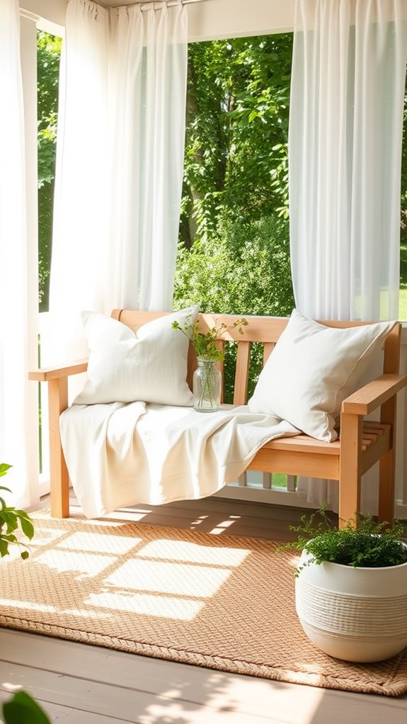 choose lightweight natural fabrics