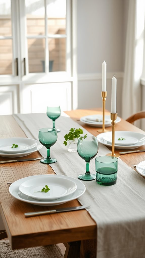choose simple dishware options