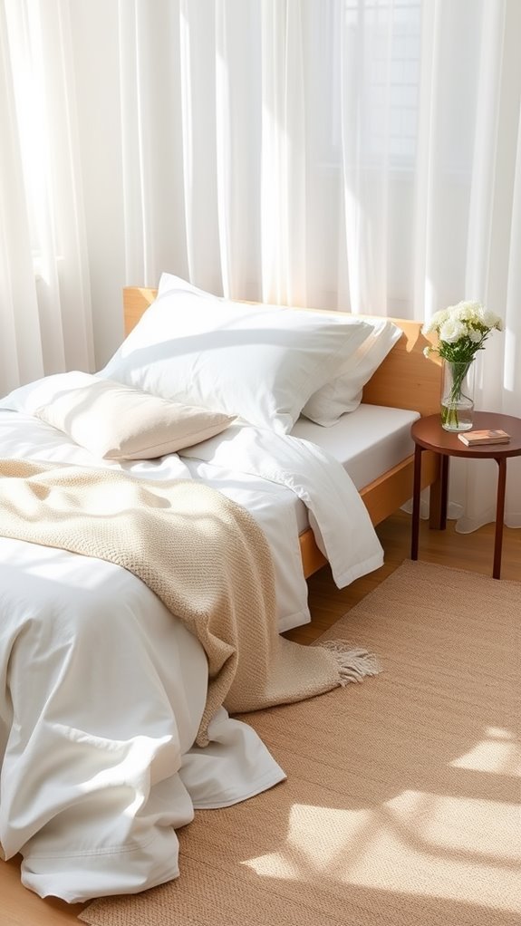 choose uncomplicated bed linens