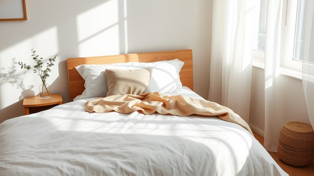 choose uncomplicated bed linens