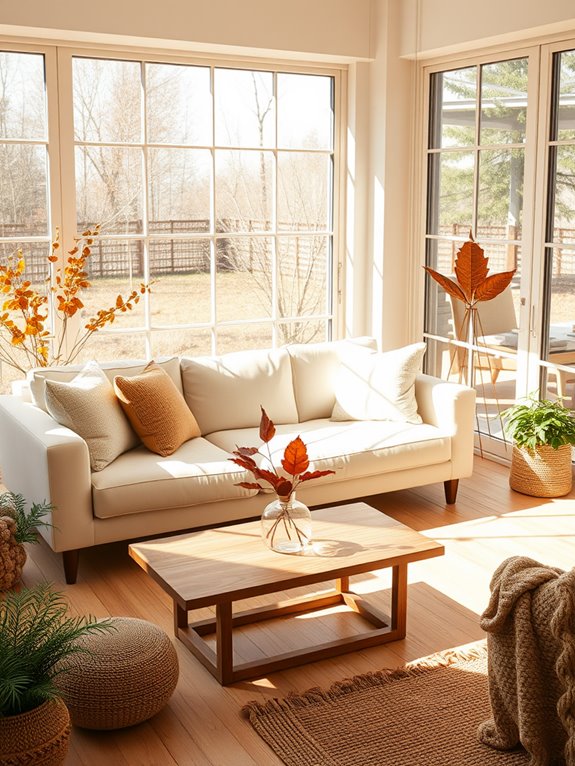 choosing fall sunroom decor