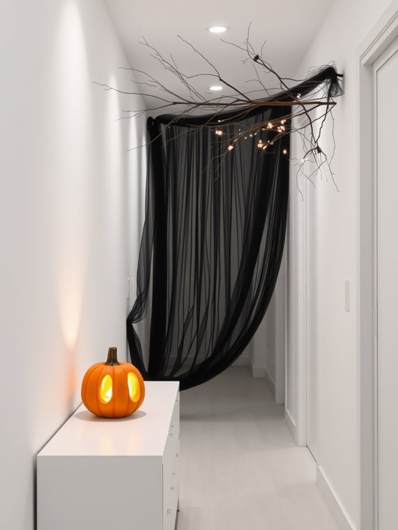 choosing halloween hallway decor