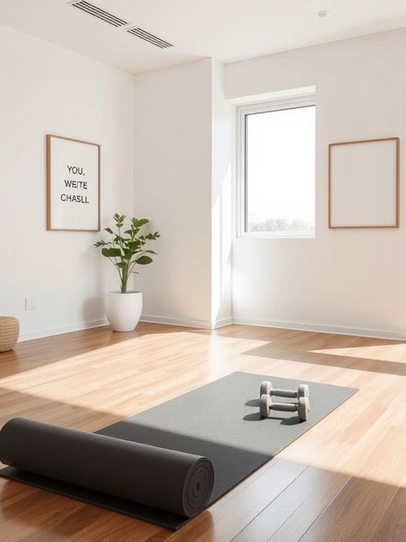 choosing minimalist gym decor