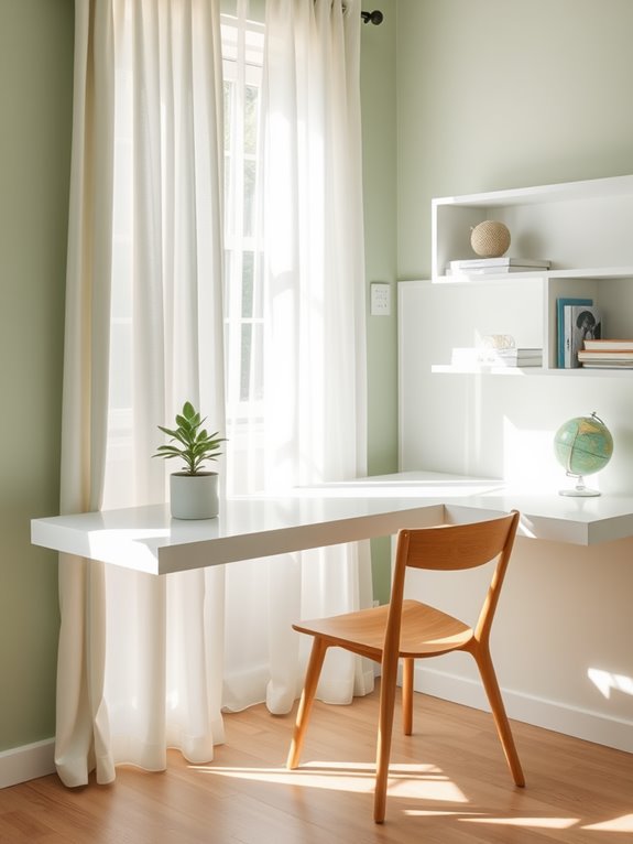 choosing minimalist study decor