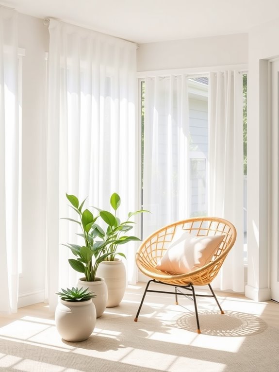 choosing minimalist sunroom decor