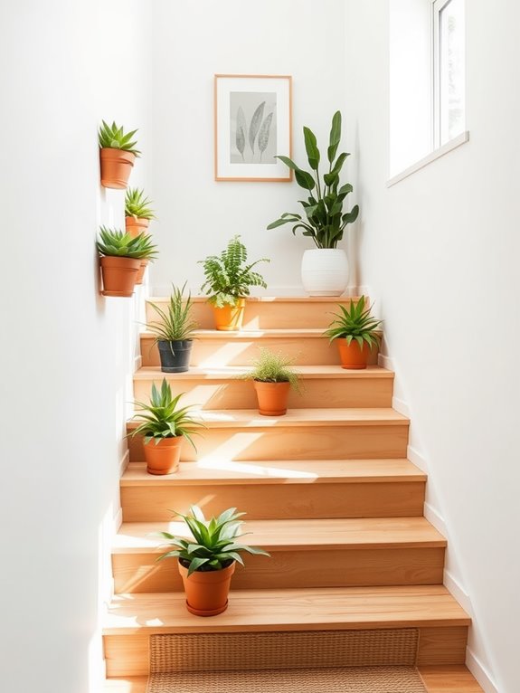 choosing summer staircase decor