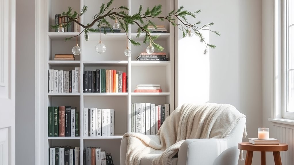 christmas library decor ideas