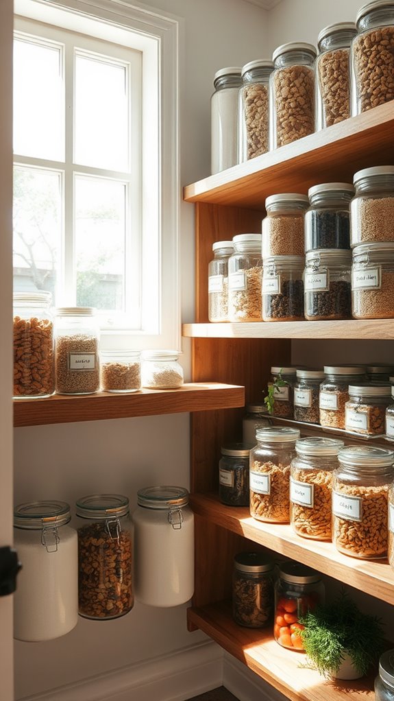 clear containers create organization