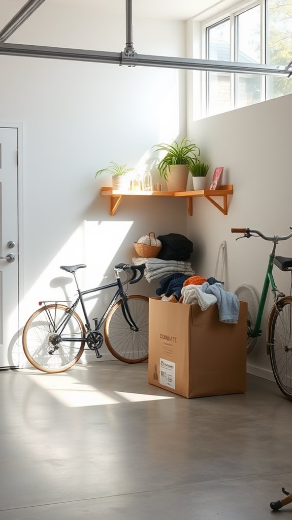 clear out and give
