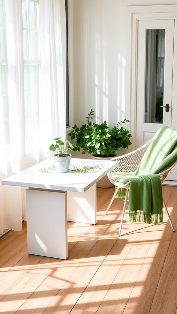 clutter free surfaces promote cleanliness