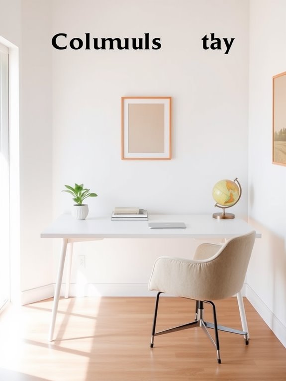 columbus day home office decor