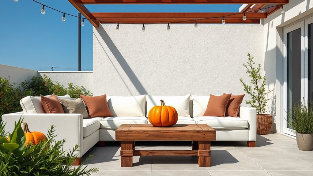 columbus day patio decor ideas