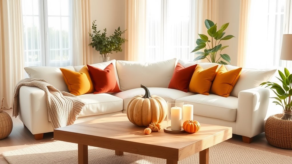 cozy minimalist fall decor