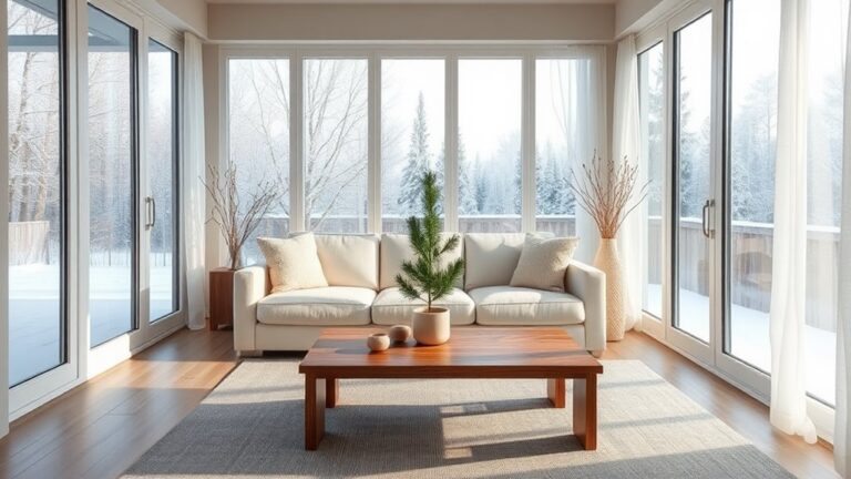 cozy minimalist sunroom decor