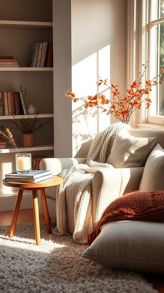 cozy reading nook design