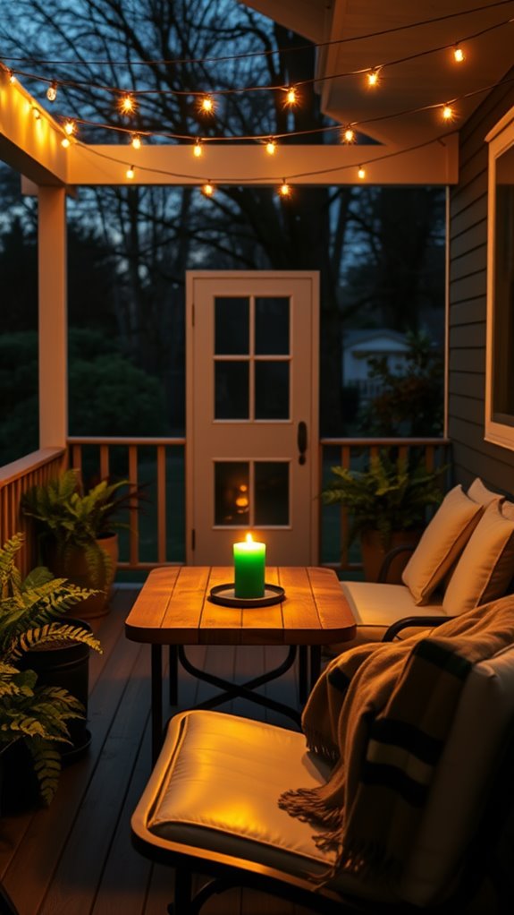 create ambiance with lighting