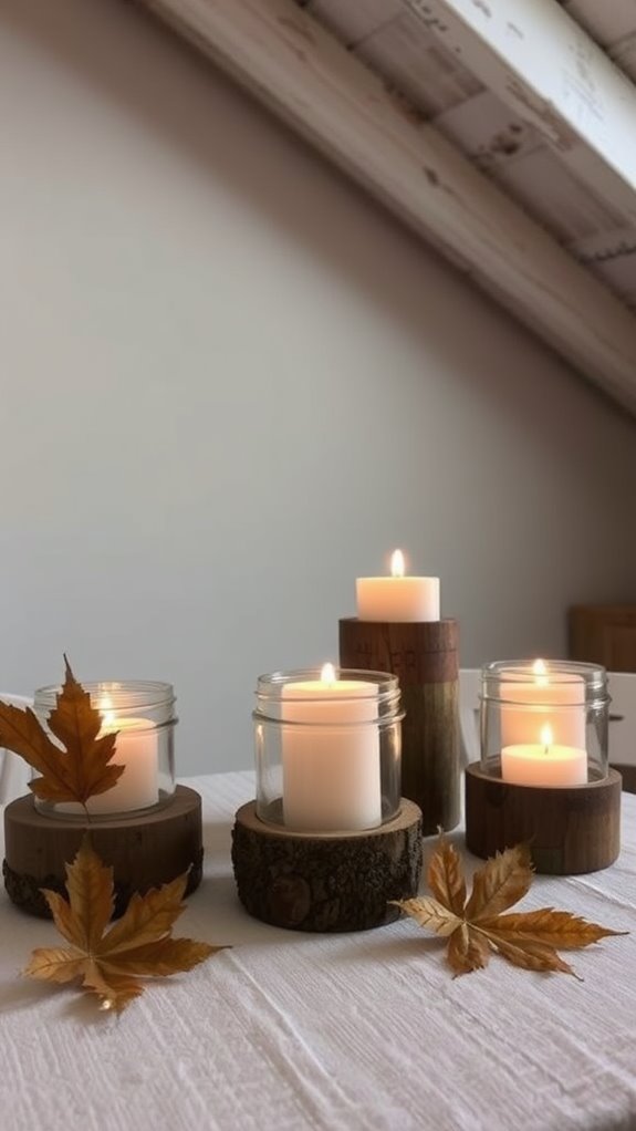 creative recycled candle holders