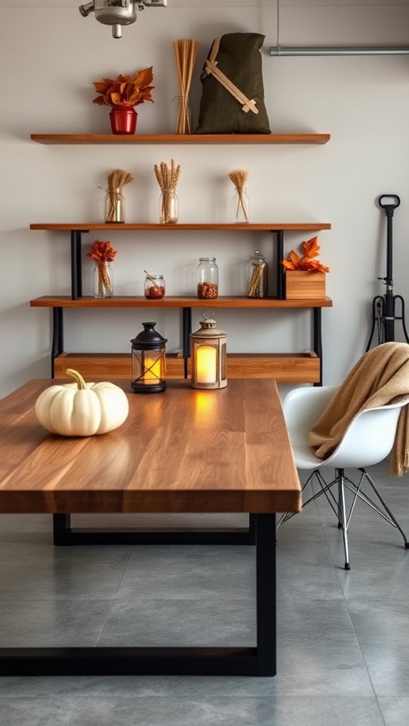 decorate with practical items