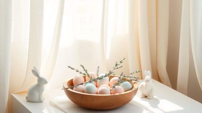 easter minimalist closet decor