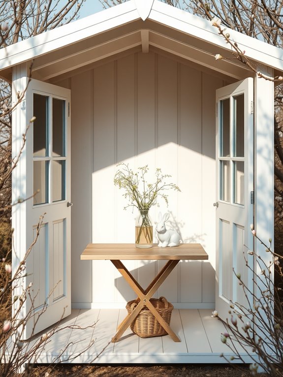 easter shed decor considerations