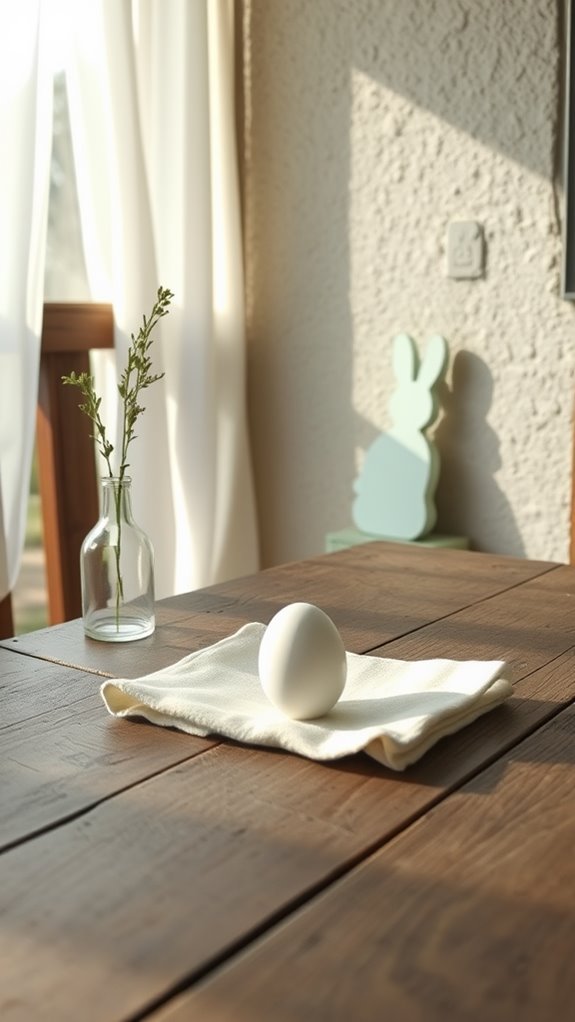 easter themed decorative touches