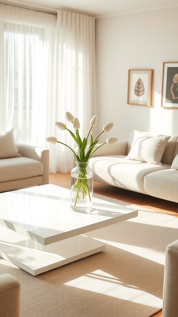 elegant simple centerpiece choice