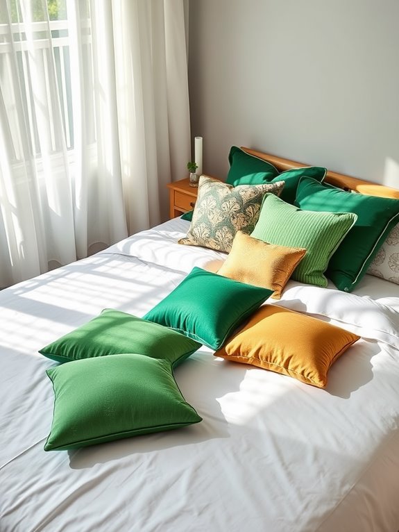 enhance decor with pillows