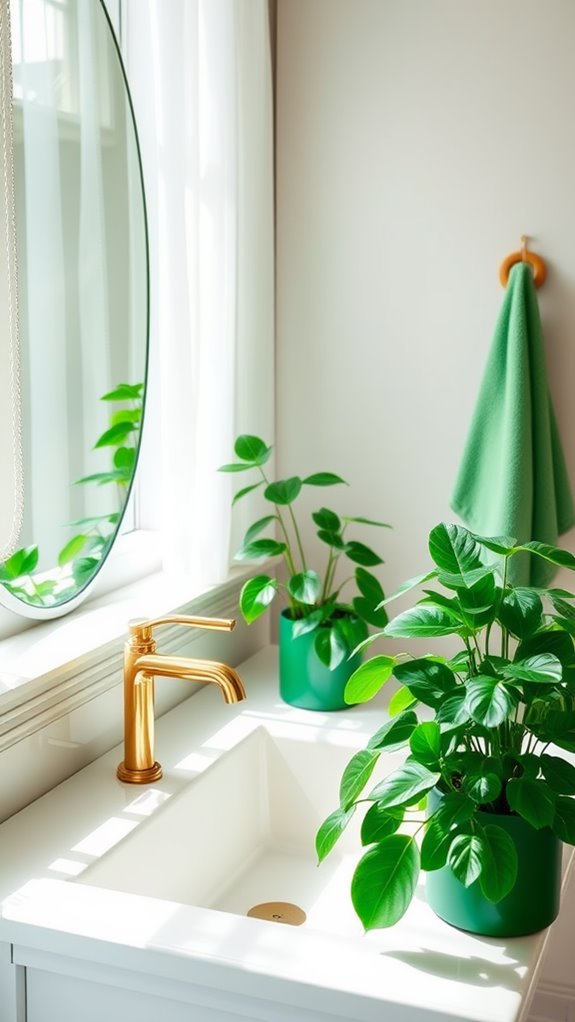 enhance space with plants