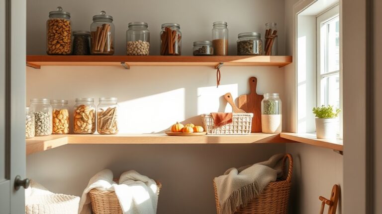 fall pantry minimalist decor