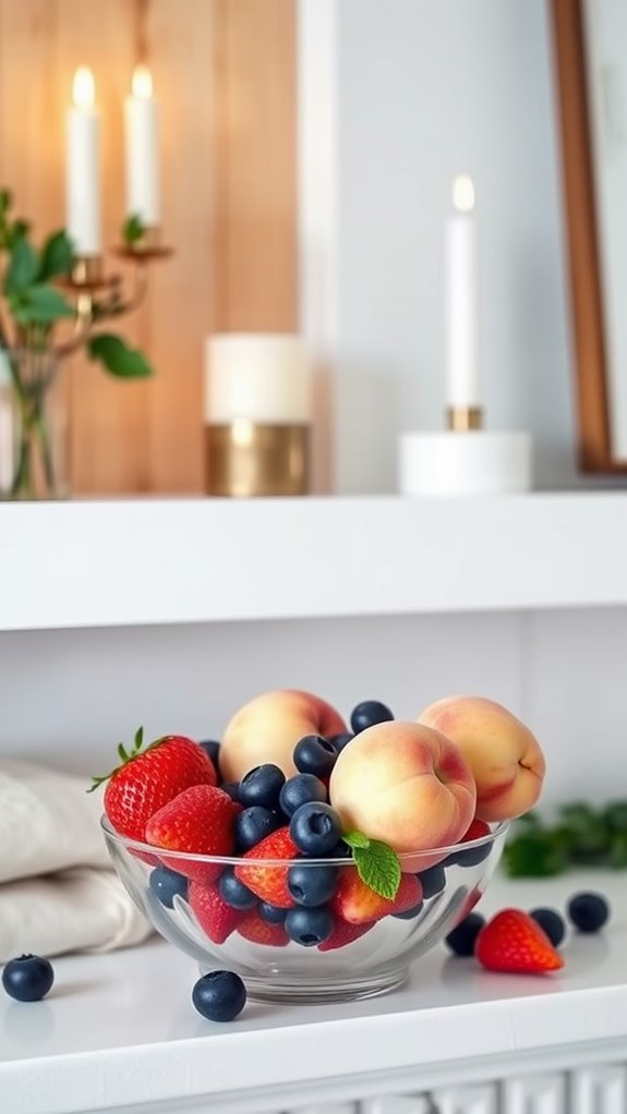 fresh seasonal fruit display