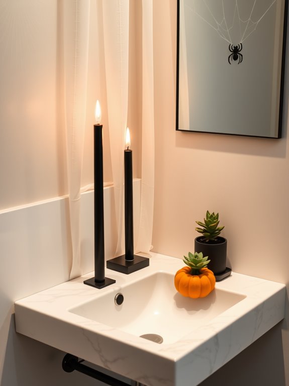 halloween bathroom decor tips