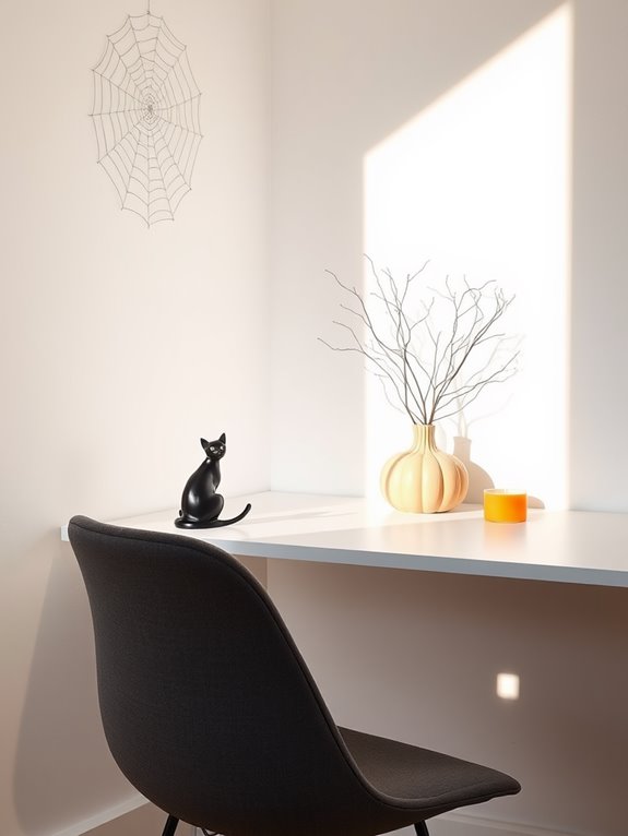 halloween home office decor