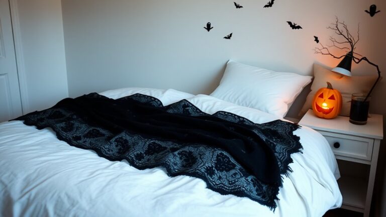 halloween minimalist bedroom decor