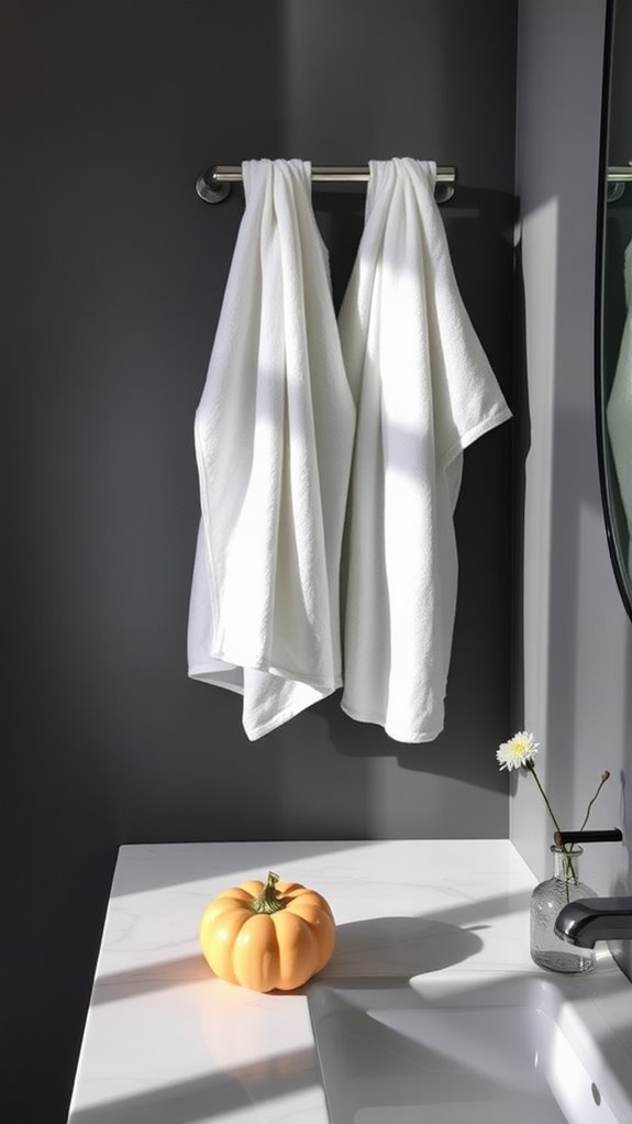 hauntingly pristine towel collection