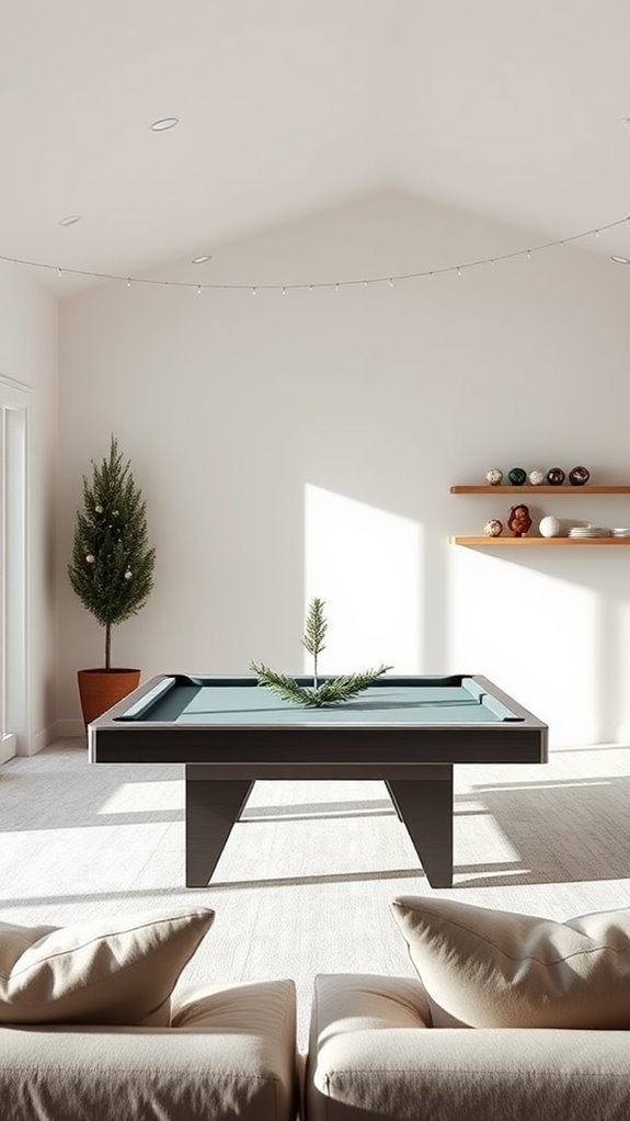 holiday themed decorative touches