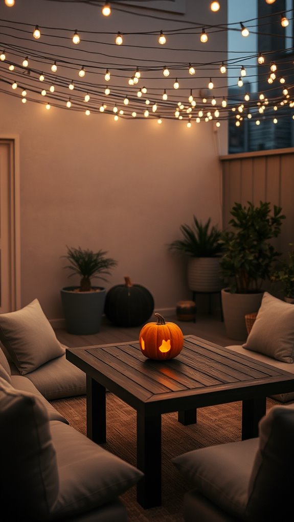 illuminate with string lights