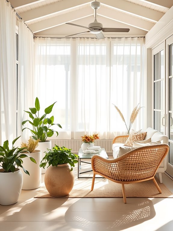 labor day sunroom decor