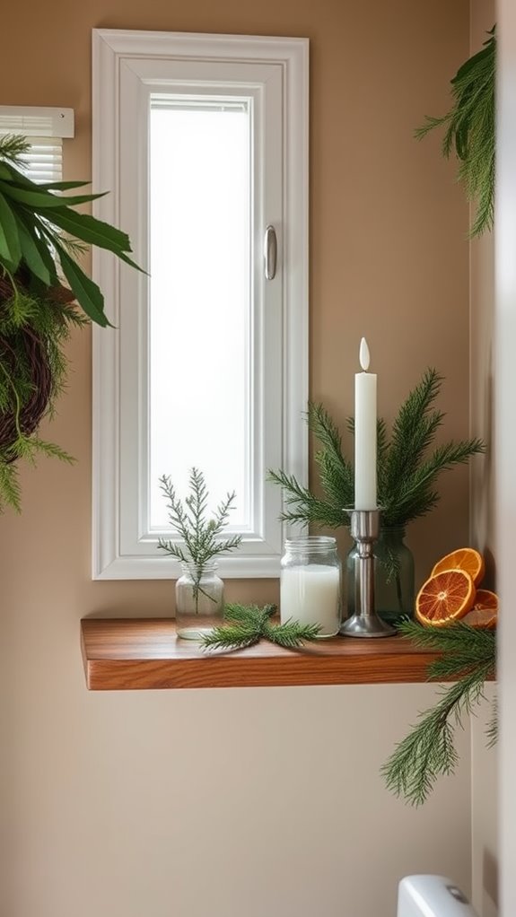 lush green decorative elements