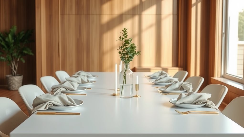 minimalist columbus day decor