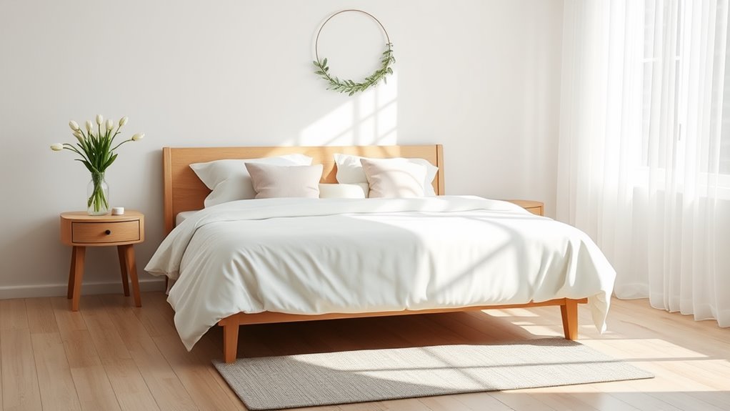 minimalist easter bedroom decor